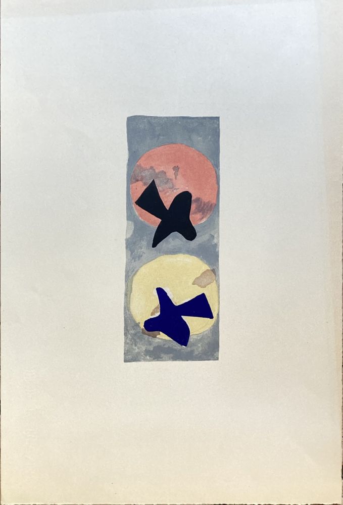 Литография Braque - Soleil et lune II