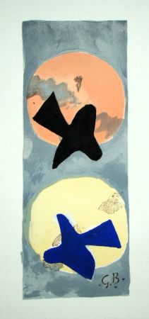 Литография Braque (After) - Soleil et Lune II.