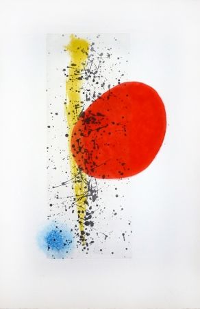 Гравюра Miró - Soleil et vent