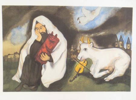 Литография Chagall -  solitude