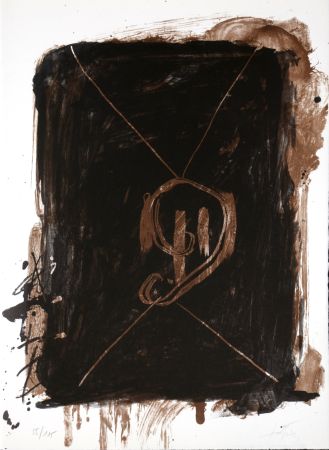 Литография Tàpies - Sonnet VII, 1978 - Hands-signed