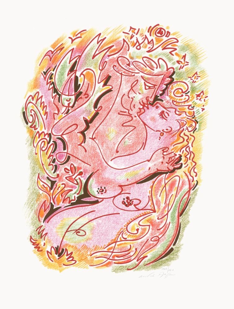 Литография Masson - Sonnets Louise Labé