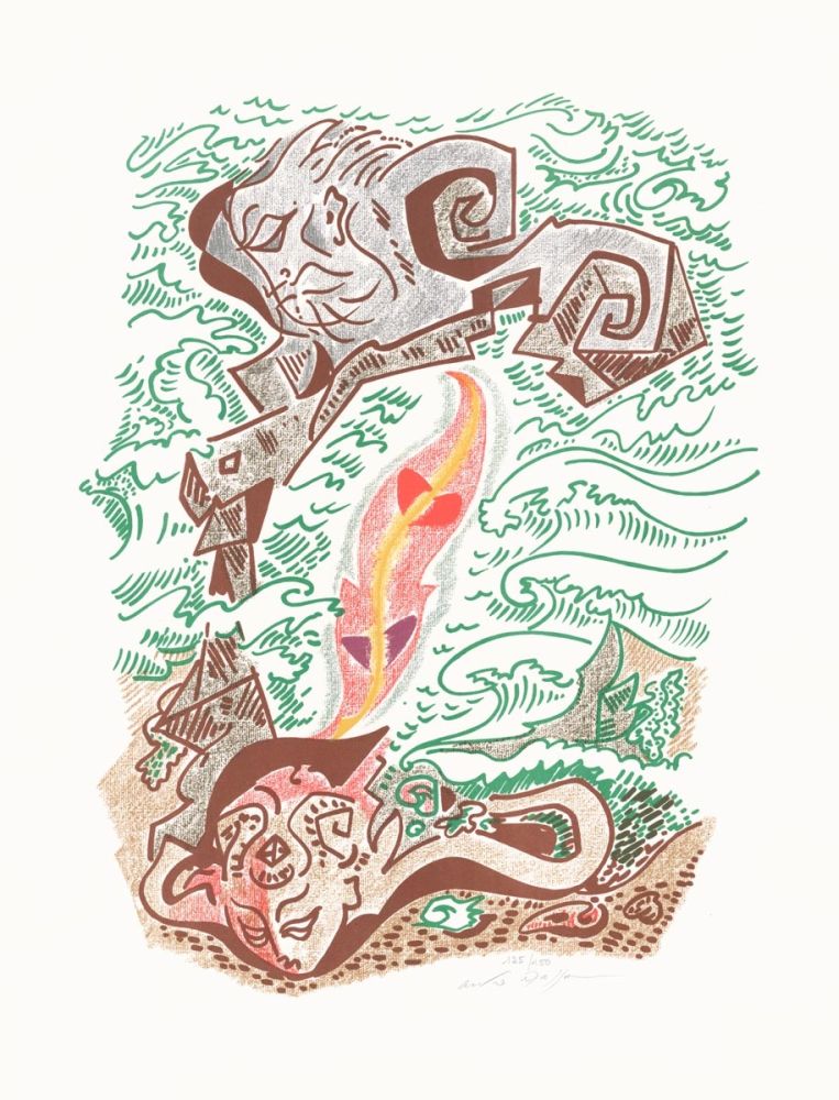 Литография Masson - Sonnets Louise Labé