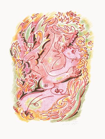 Литография Masson - Sonnets Louise Labé