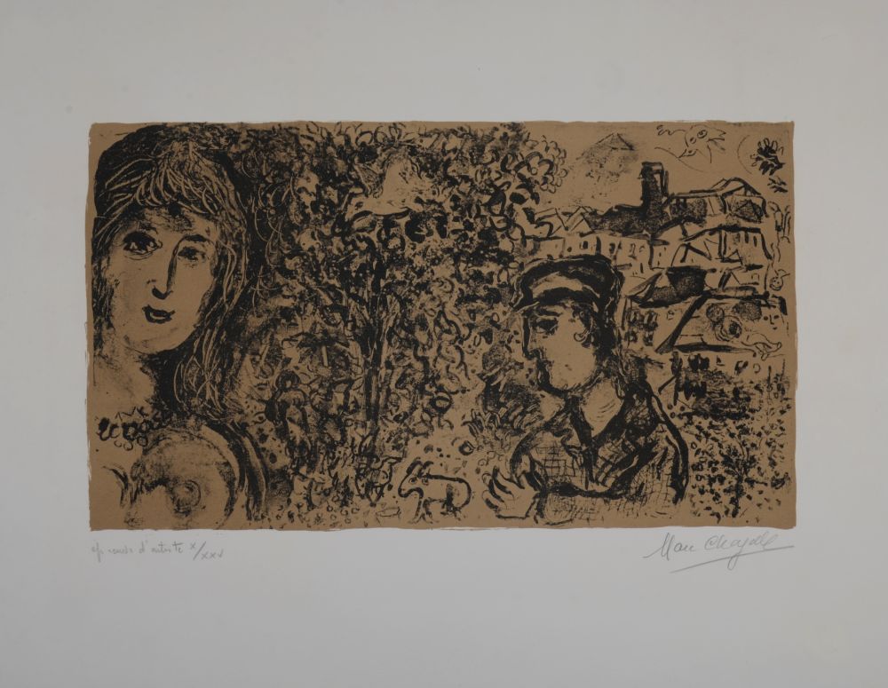 Литография Chagall - Souvenance, 1969 - Hand-signed