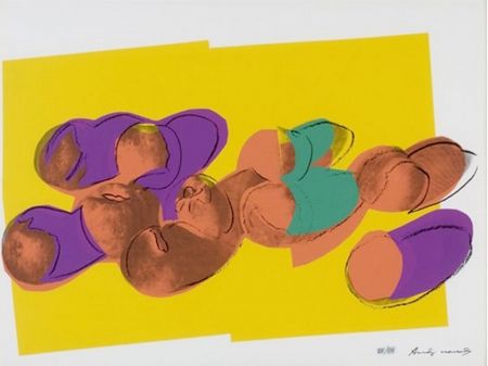 Сериграфия Warhol - Space Fruit: Peaches 202 by Andy Warhol