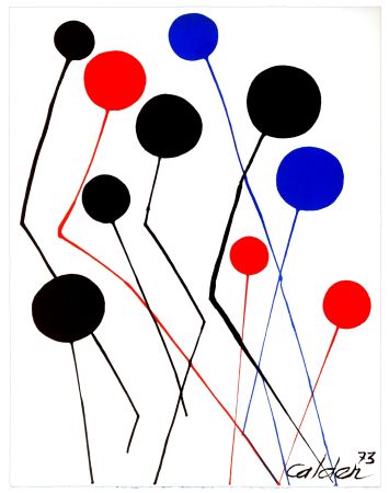 Литография Calder - Spanish refugee aid
