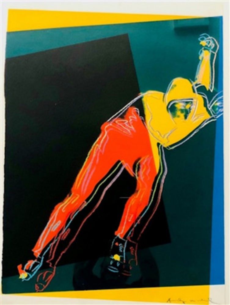 Сериграфия Warhol - Speed Skater 1(from Art and Sports Portfolio)