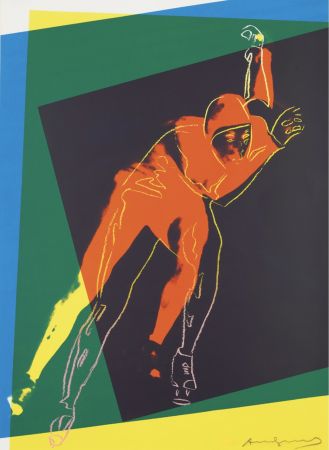 Сериграфия Warhol - Speed Skater 2 (from Art and Sports Portfolio)