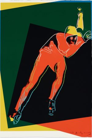 Сериграфия Warhol - Speed Skater (FS II.303) Trial Proof
