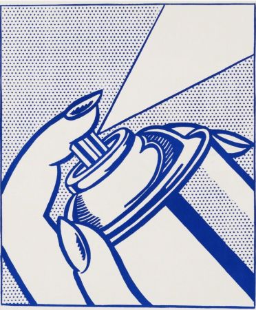 Литография Lichtenstein - Spray Can