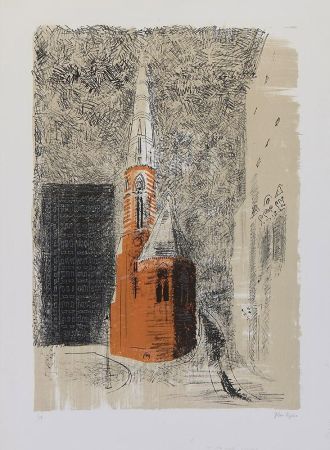 Литография Piper - St Mary's Paddington 