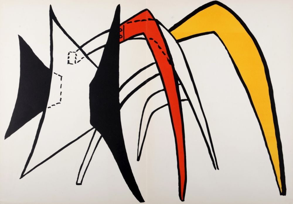 Литография Calder - Stabiles #A, 1963