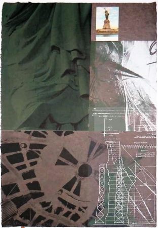 Сериграфия Rauschenberg - Statue of Liberty