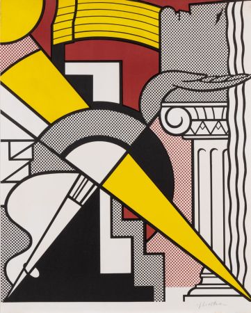 Литография Lichtenstein - Stedelijk museum 