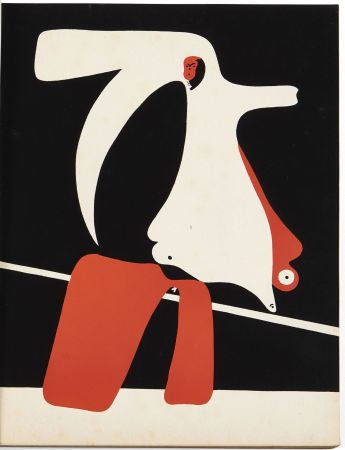 Трафарет Miró - Stencil for Cahiers d’art. 1-4. 9e année 1934. 