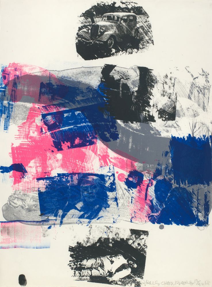 Литография Rauschenberg - Still from the series Reels (B + C)