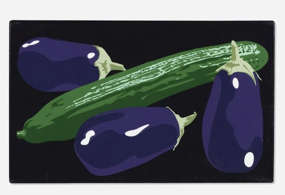 Многоэкземплярное Произведение Opie - Still Life with Aubergines and Cucumber