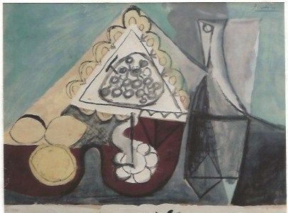 Трафарет Picasso - Still with grapes