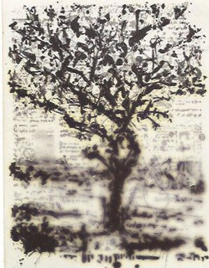 Гравюра Kentridge - Stone Tree II
