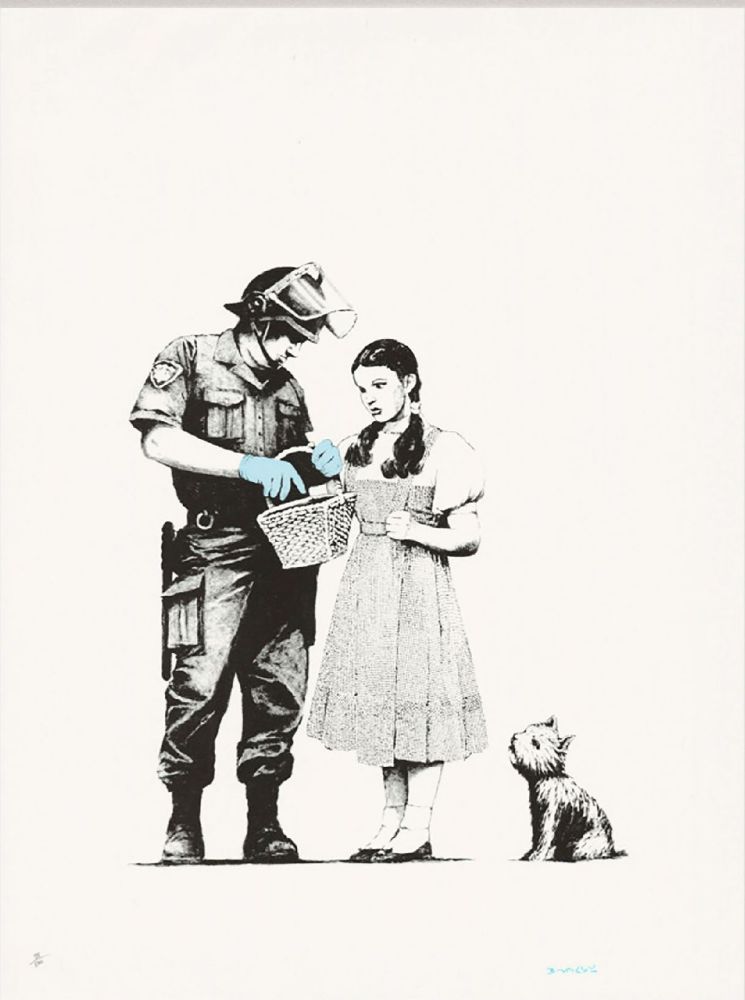 Сериграфия Banksy - Stop and Search