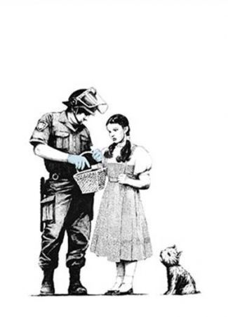 Сериграфия Banksy - Stop and Search