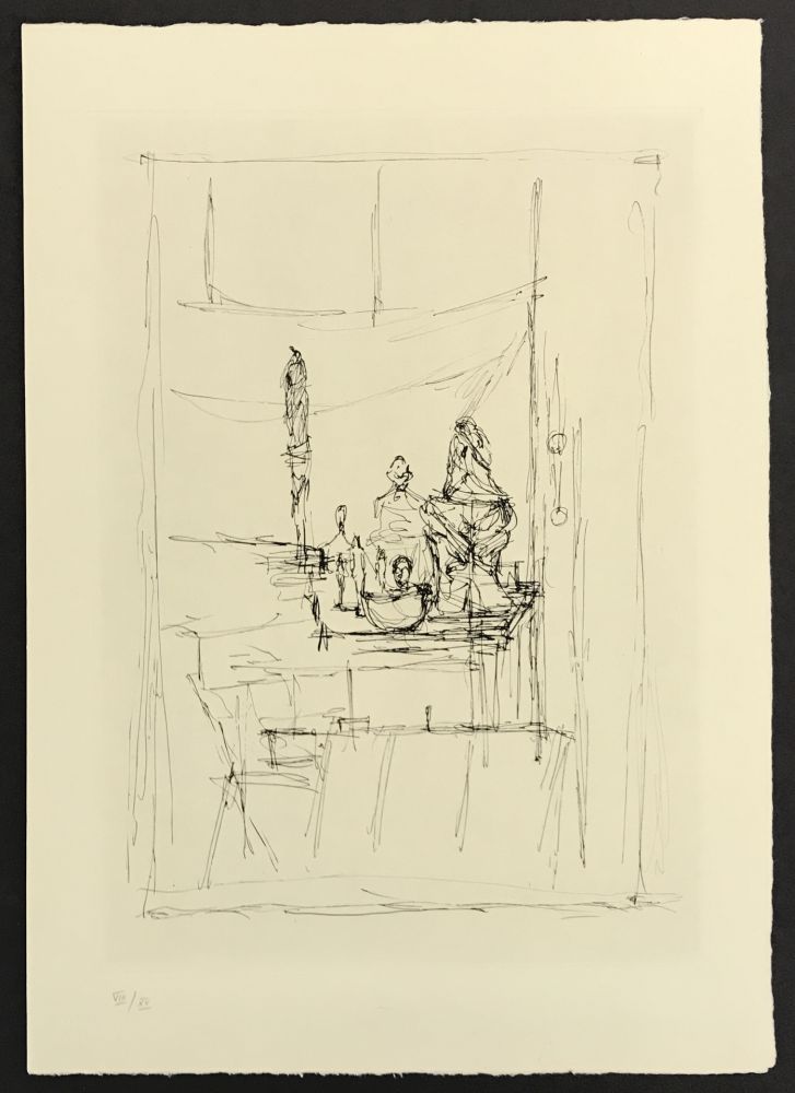 Гравюра Giacometti - Studio from La Magie Quotidienne
