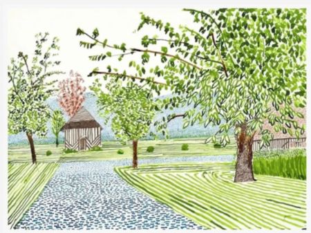Многоэкземплярное Произведение Hockney - Study of the Entrance