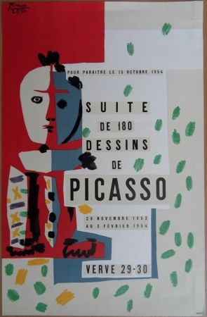 Литография Picasso - Suite de 180 dessins - Verve 29/30