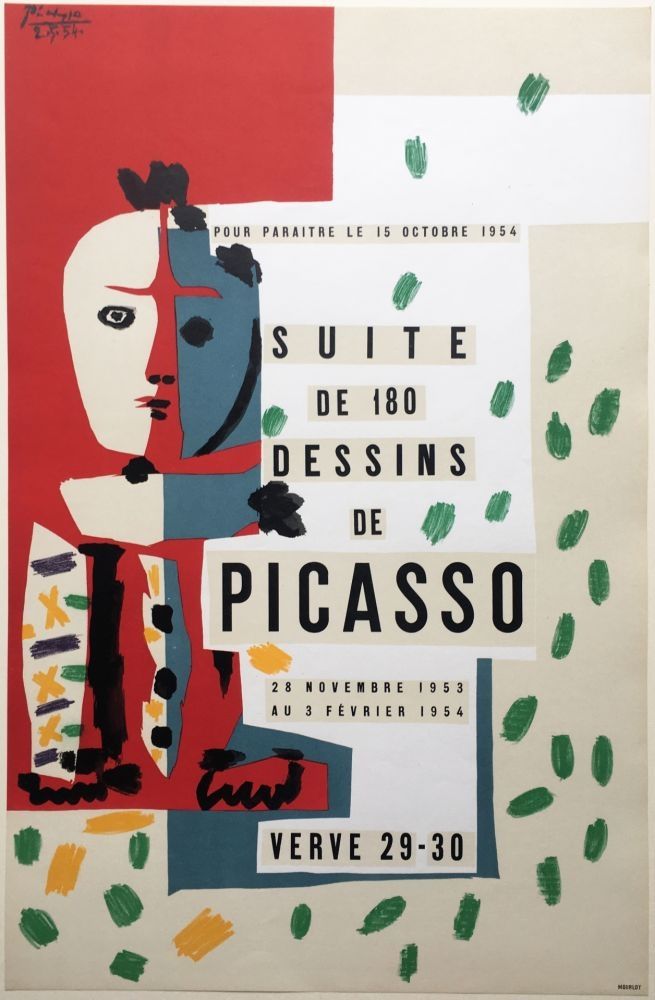 Афиша Picasso - SUITE DE 180 DESSINS. VALLAURIS VERVE 29-30. 1953-1954