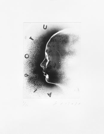 Гравюра Plensa - Suite UTOPIA 02