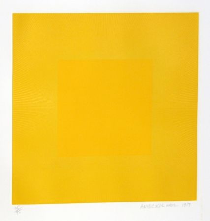 Офорт И Аквитанта Anuszkiewicz - Summer Suite (Yellow with Yellow)
