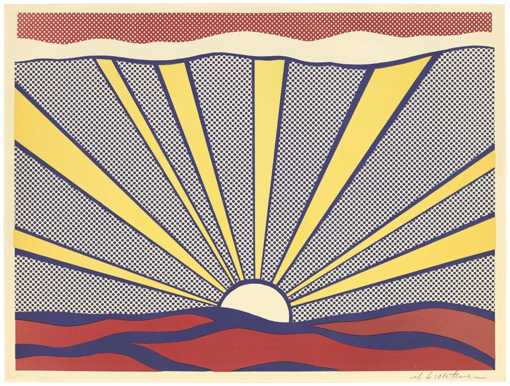 Литография Lichtenstein - Sunrise