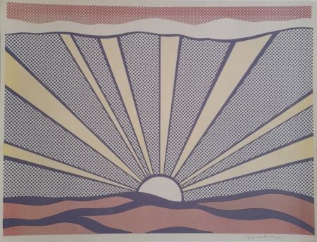 Литография Lichtenstein - Sunrise 