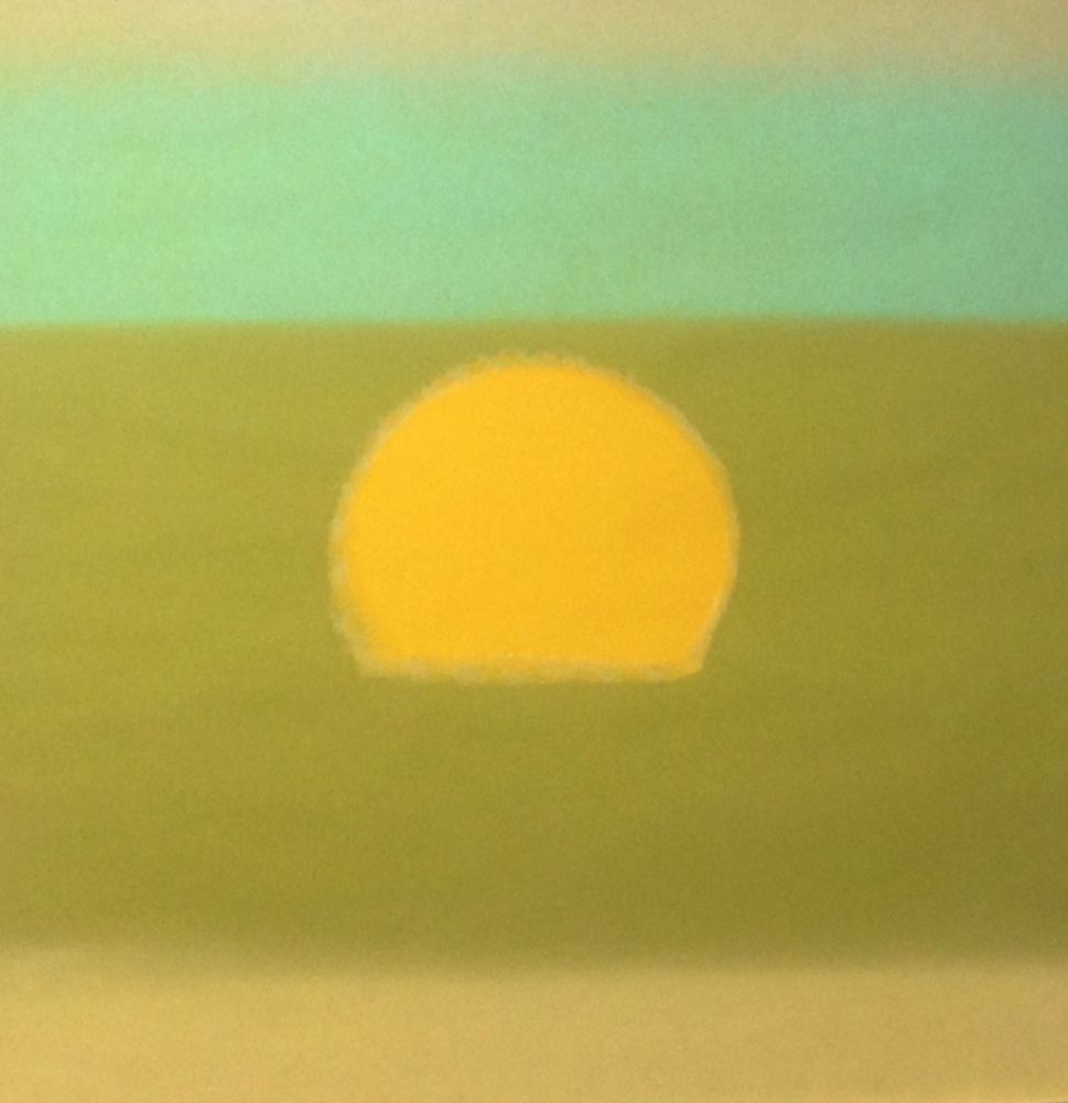 Сериграфия Warhol - Sunset (Yellow/Green) (FS II.85)