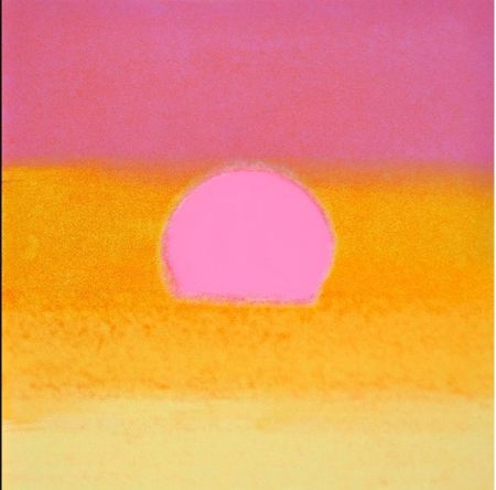 Сериграфия Warhol - Sunset (Unique) (Pink/Yellow)