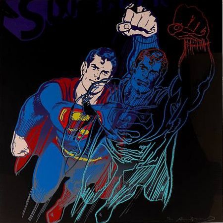 Сериграфия Warhol - Superman (II.260) From Myths portfolio