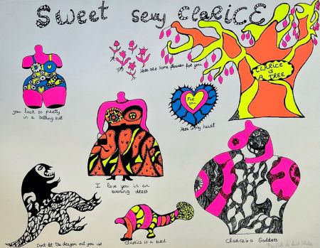 Сериграфия De Saint Phalle - Sweet Sexy Clarice 