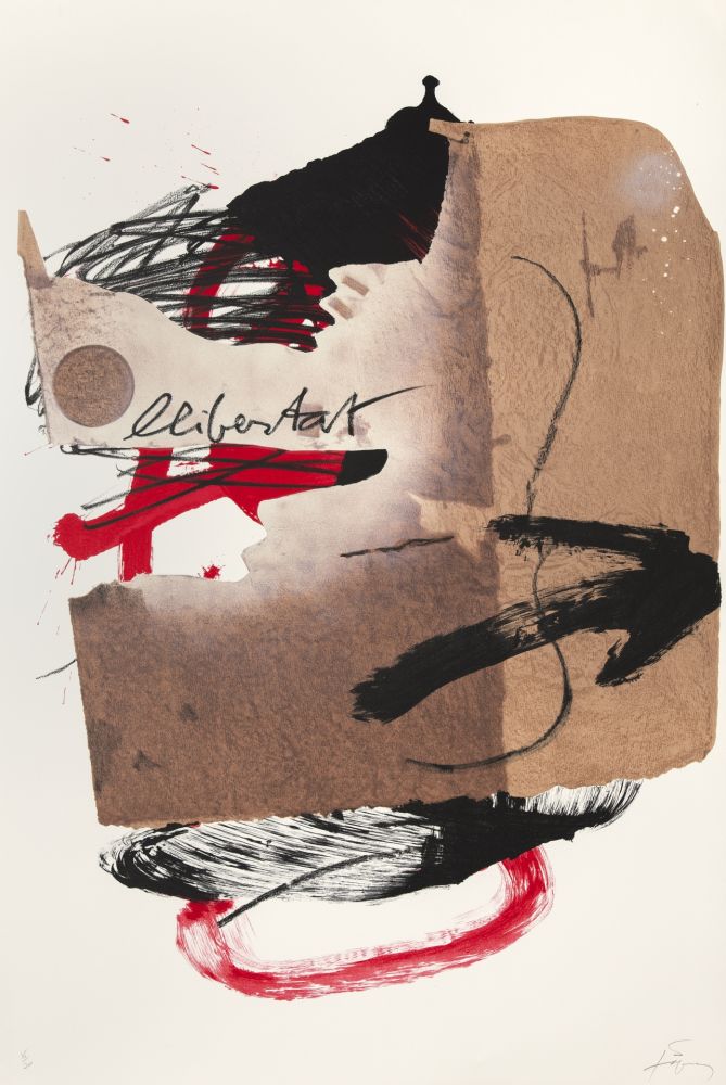 Литография Tàpies - Séoul