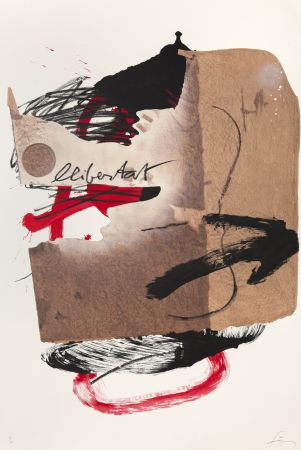 Литография Tàpies - Séoul