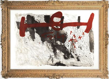 Карборунд Tàpies - 'TACHES ET CHIFFRES