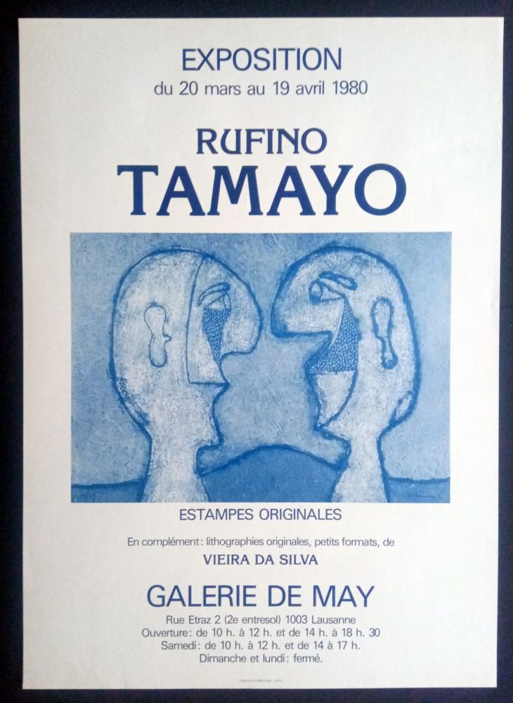Афиша Tamayo - Tamayo - Estampes Originales - Galerie de May 1980