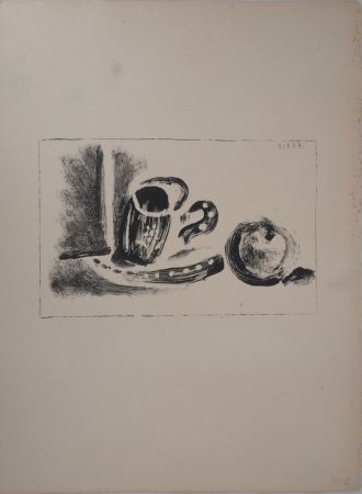 Литография Picasso - Tasse et pomme