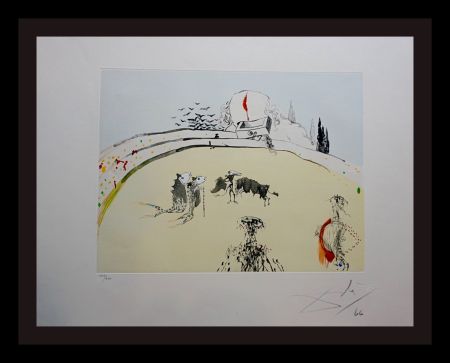 Гравюра Dali - Tauramachi Surrealiste Bullfight with Drawer 