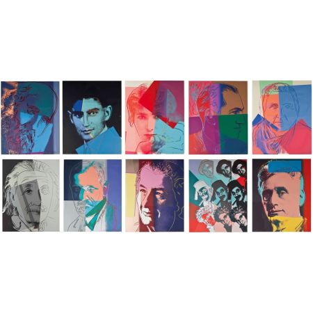 Сериграфия Warhol - Ten Portraits of Jews of the Twentieth Century Trial Proof (Full Suite)