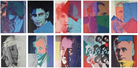 Сериграфия Warhol - Ten Portraits of Jews of the Twentieth Century Trial Proof (Full Suite)