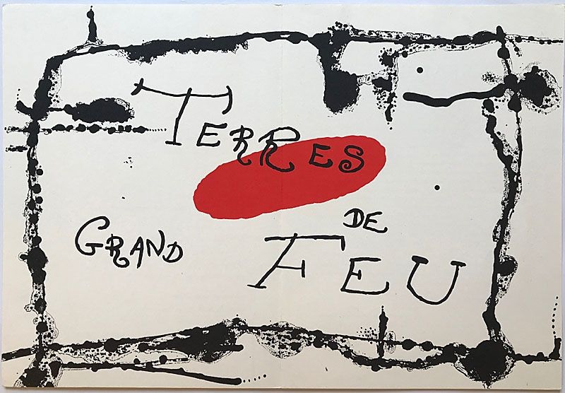 Литография Miró - Terres de Grand Feu I (1956)