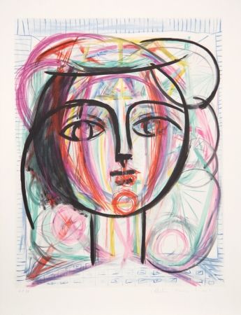 Литография Picasso - Tete de Femme