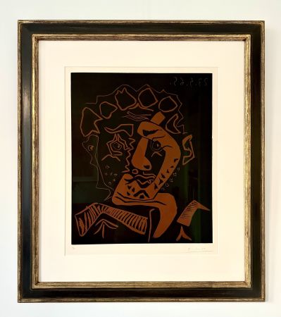 Линогравюра Picasso - Tete d’Histrion