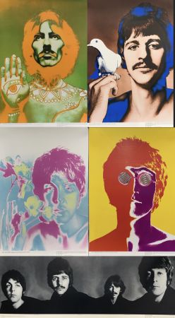 Гашение Avedon - The Beatles (5 lithographs)